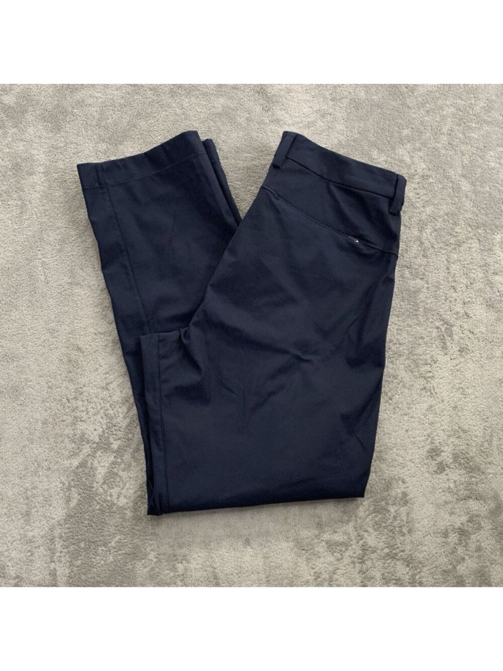 Rhone Commuter Pleated Pants Mens 31 Navy Blue Stretch Performance Trousers Golf
